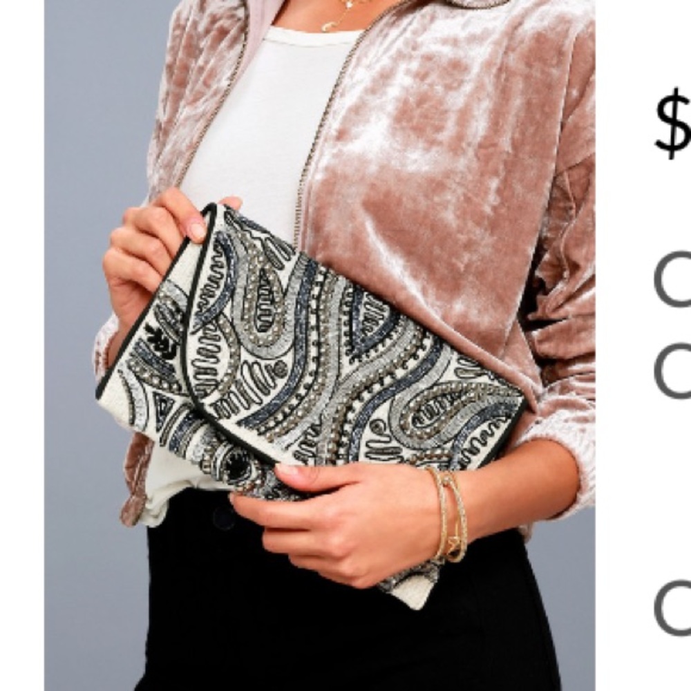 beaded clutch